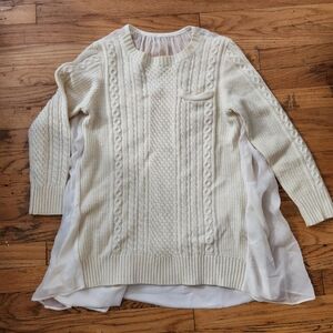 Sacai wool and silk sweater size 2 (small)